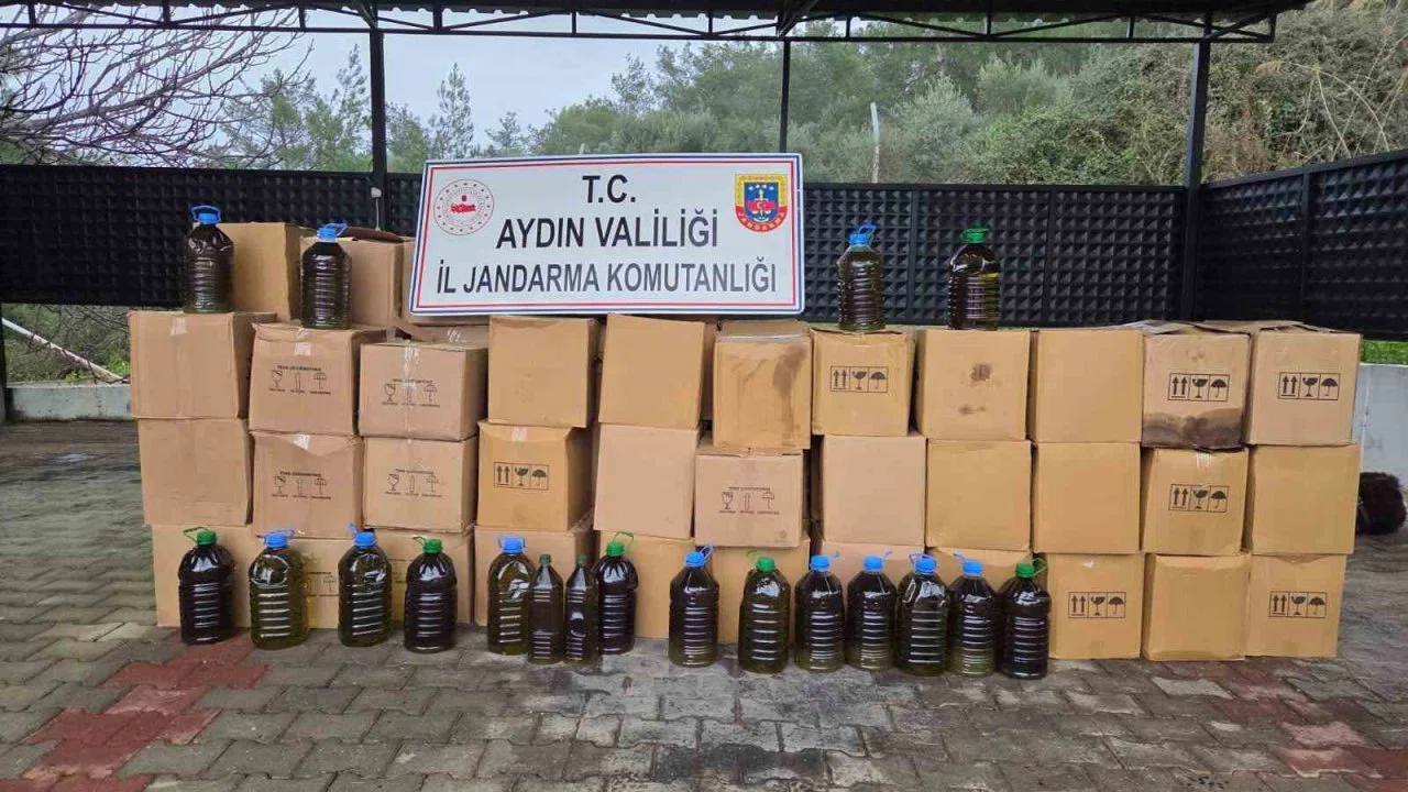 Didim’de tağşiş zeytinyağı operasyonu: "2 bin 932 litre zeytinyağı ele geçirildi"