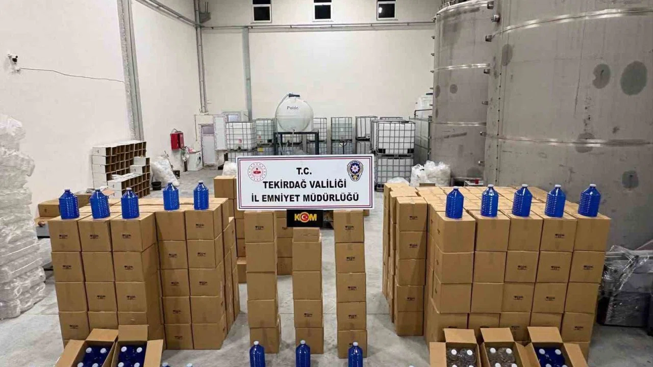 17 ton 815 litre etil alkol ele geçirildi