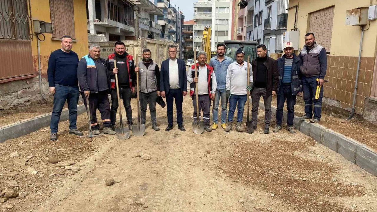 Alaşehir’de asfalt sezonu açıldı