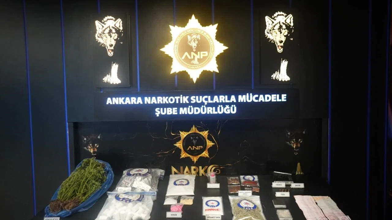Ankara’da narkotik operasyonunda 28 tutuklama