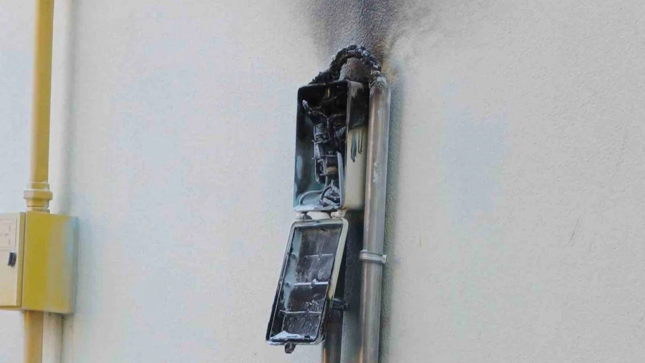 Bafra’da korkutan yangın