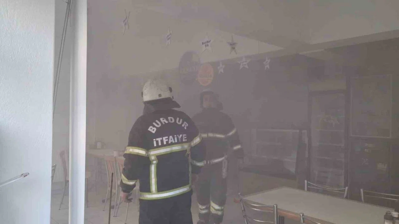 Burdur’da pide salonunda doğalgaz patlaması: 1 yaralı