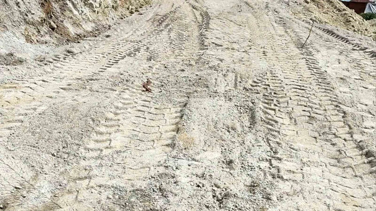 Çameli Belediyesinde engelli vatandaşlar için yol çalışması