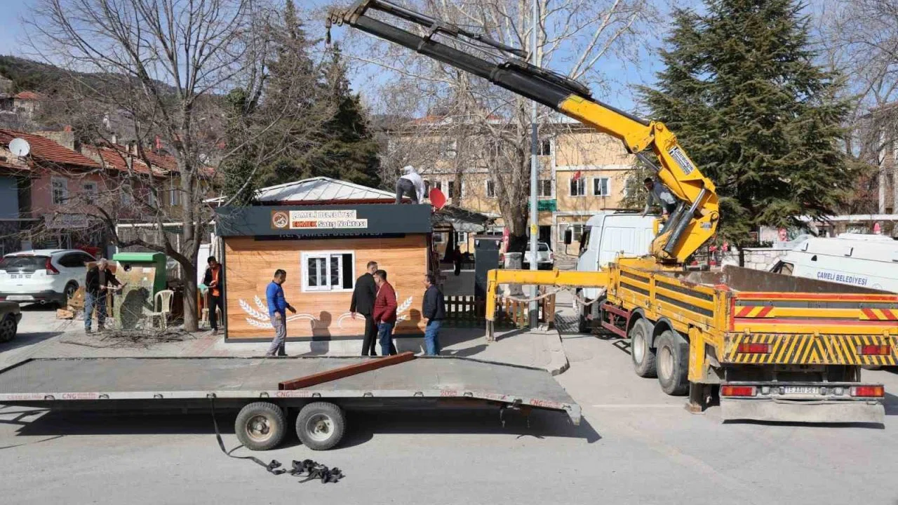 Çameli’de yöresel ekmek satış noktaları hizmete hazırlanıyor