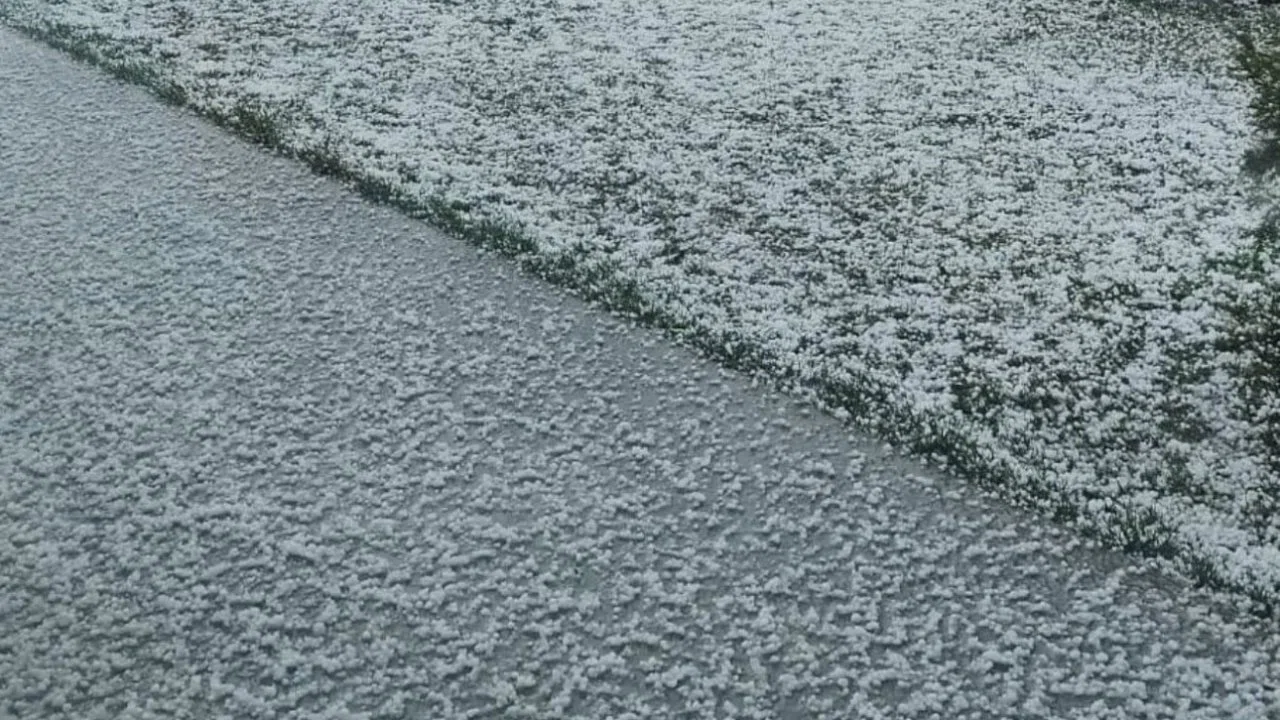 Çankırı’da dolu yağışı etkili oldu