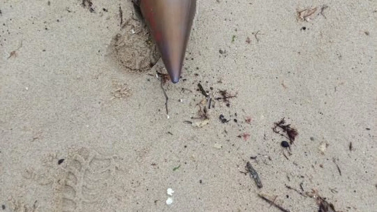 Çatalca’da kıyıya vuran füze başlığı imha edildi