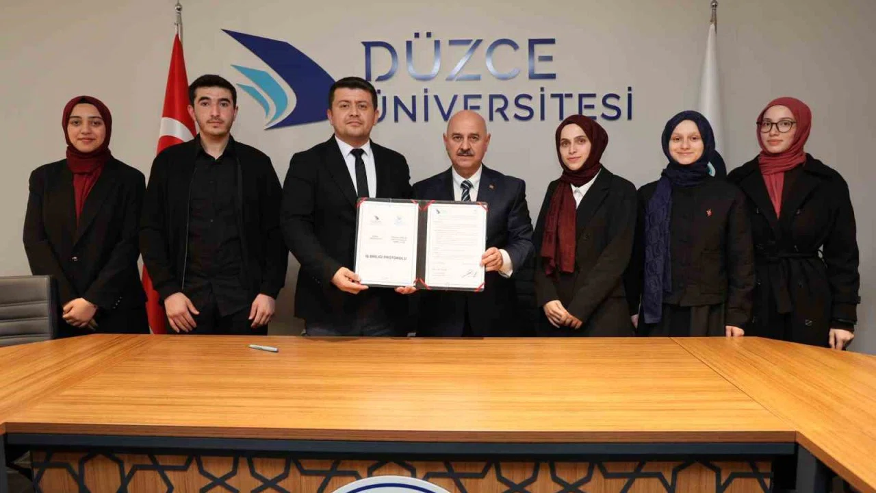 Düzce Üniversitesi TÜGVA ile iş birliği protokolü imzaladı