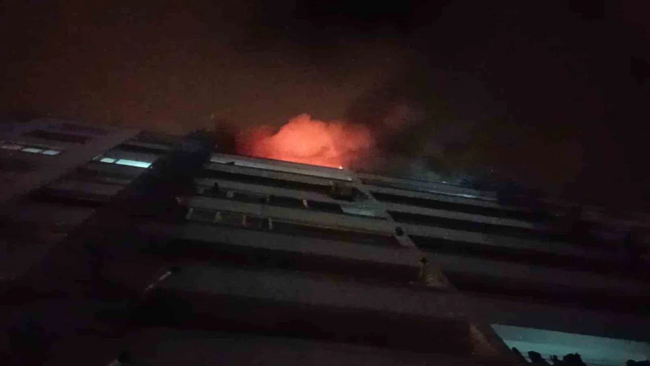 Edremit’te ev yangını