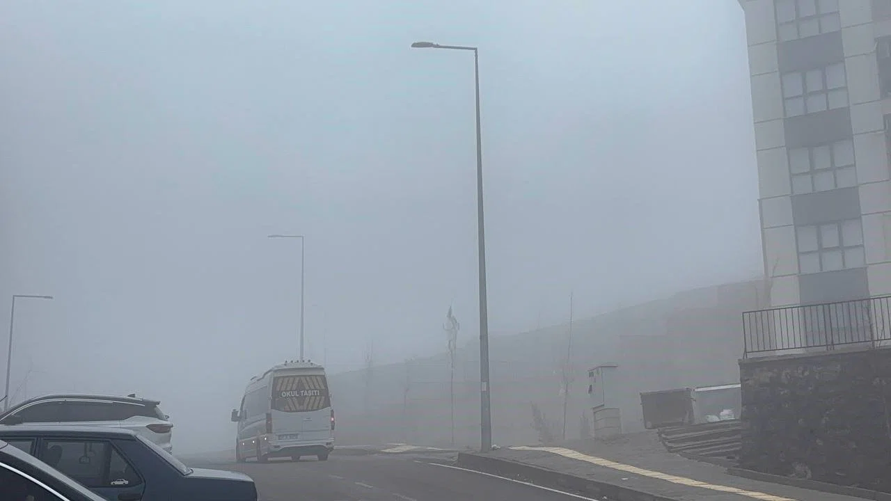 Gaziantep’te sis etkili oldu