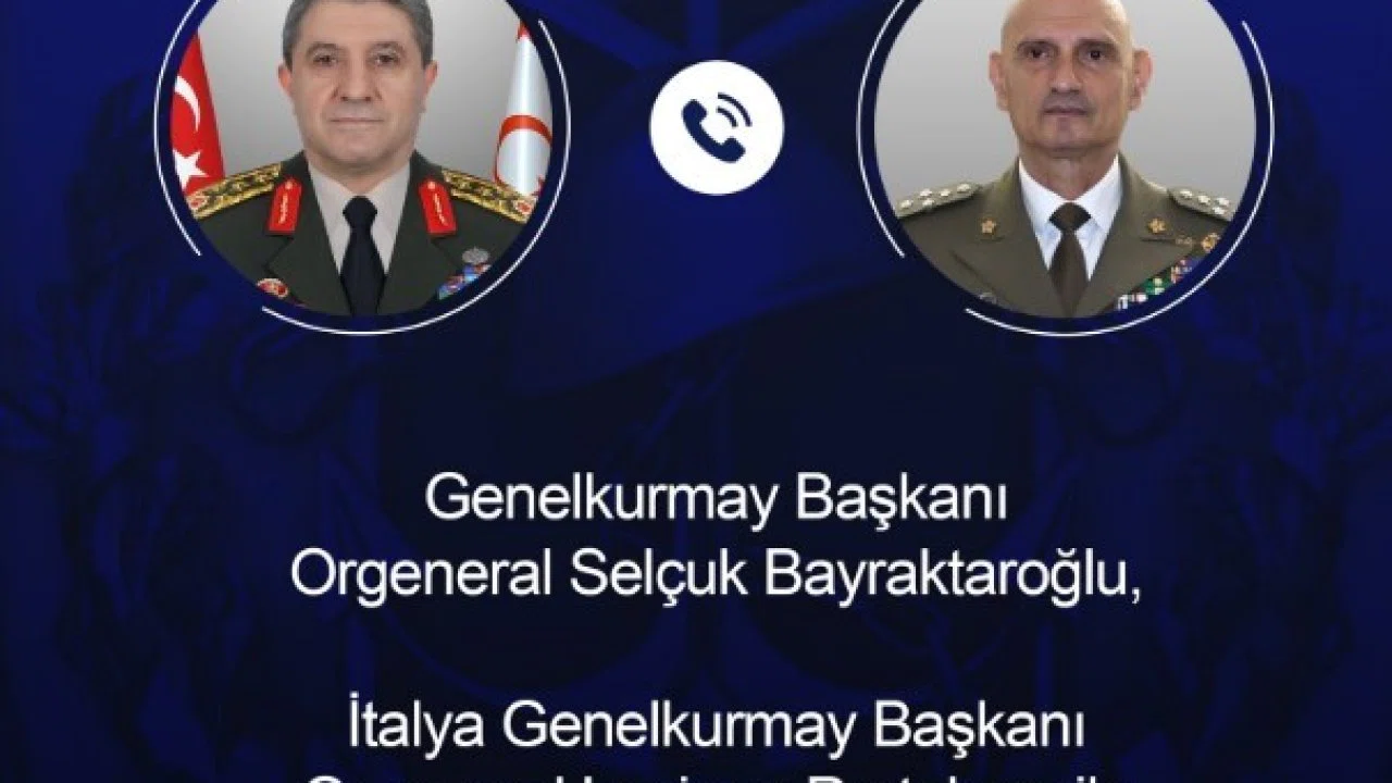 Genelkurmay Başkanı Bayraktaroğlu, İtalyan mevkidaşı ile görüştü