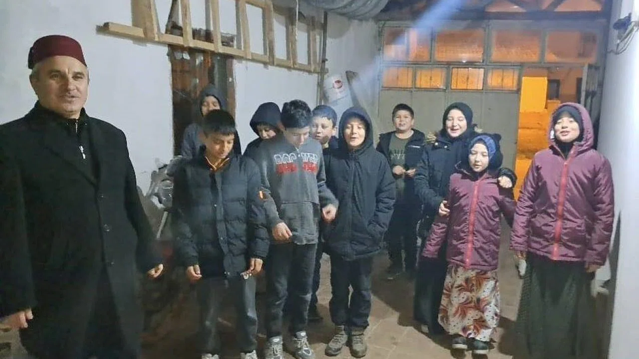 Hisarcık’ta Kur’an Kursu öğrencilerinden Küpecik geleneği