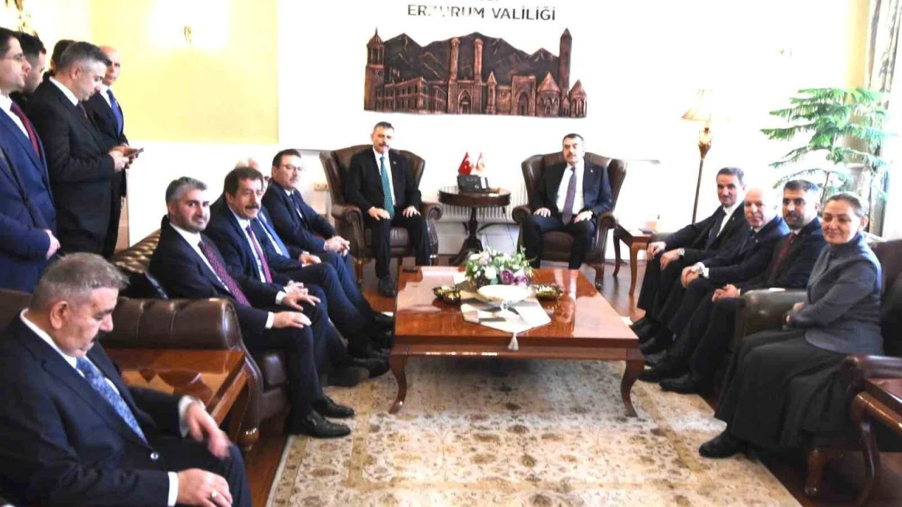 İçişleri Bakanı Çiftçi ve Milli Eğitim Bakanı Tekin Erzurum’da