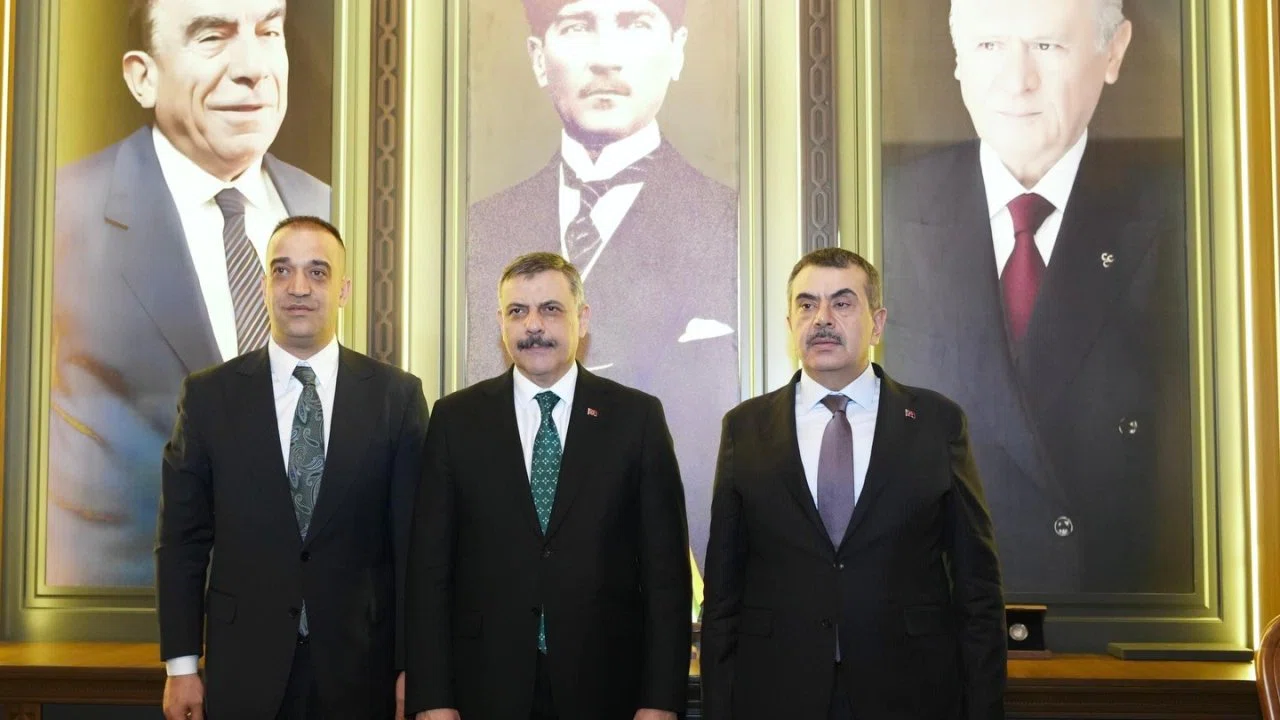 İçişleri Bakanı Çiftçi ve Milli Eğitim Bakanı Tekin’den MHP’ye ziyaret