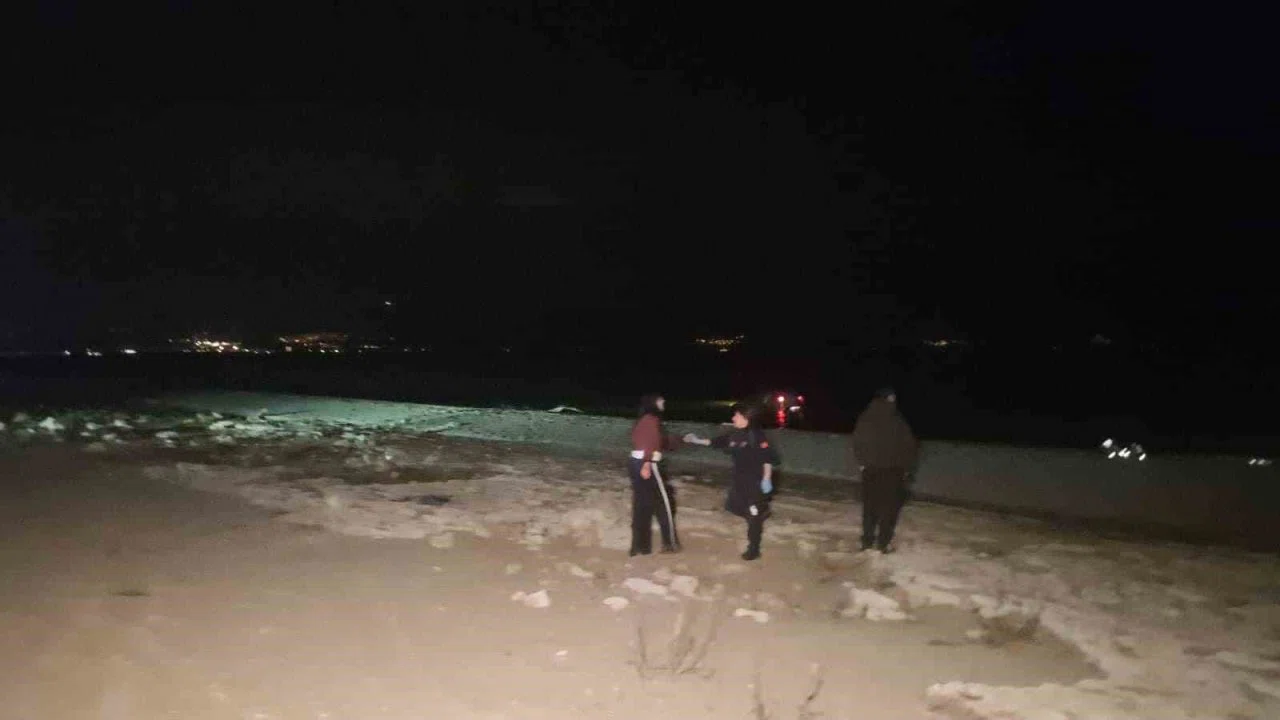 İznik Gölü’ne uçan otomobilde can pazarı