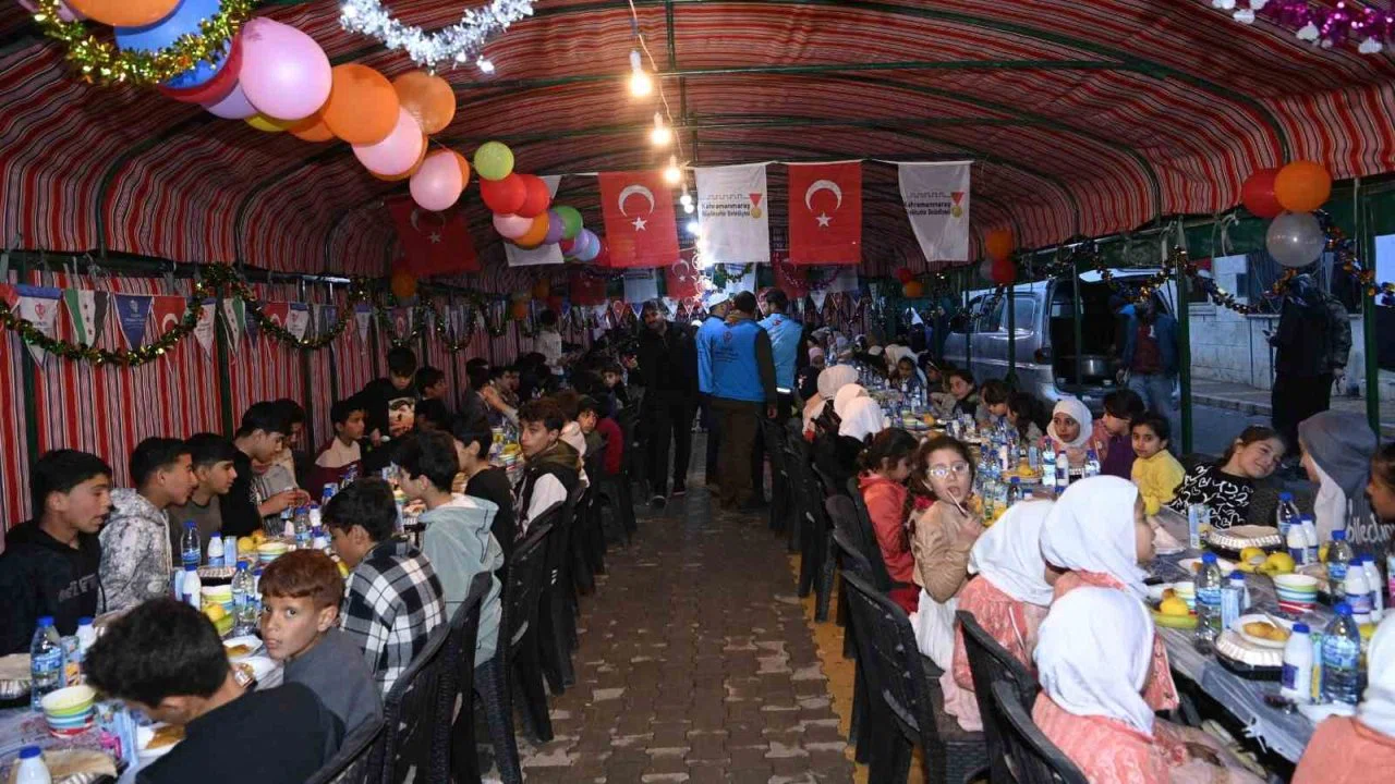 Kahramanmaraş Büyükşehir’den İdlib’de kardeşlik iftarı