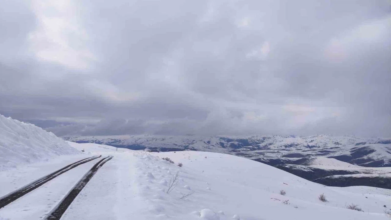 Kar yağışı Aşkale’de yeniden etkili oluyor