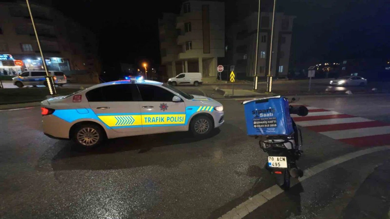 Karaman’da motosiklet kazası: 1 yaralı