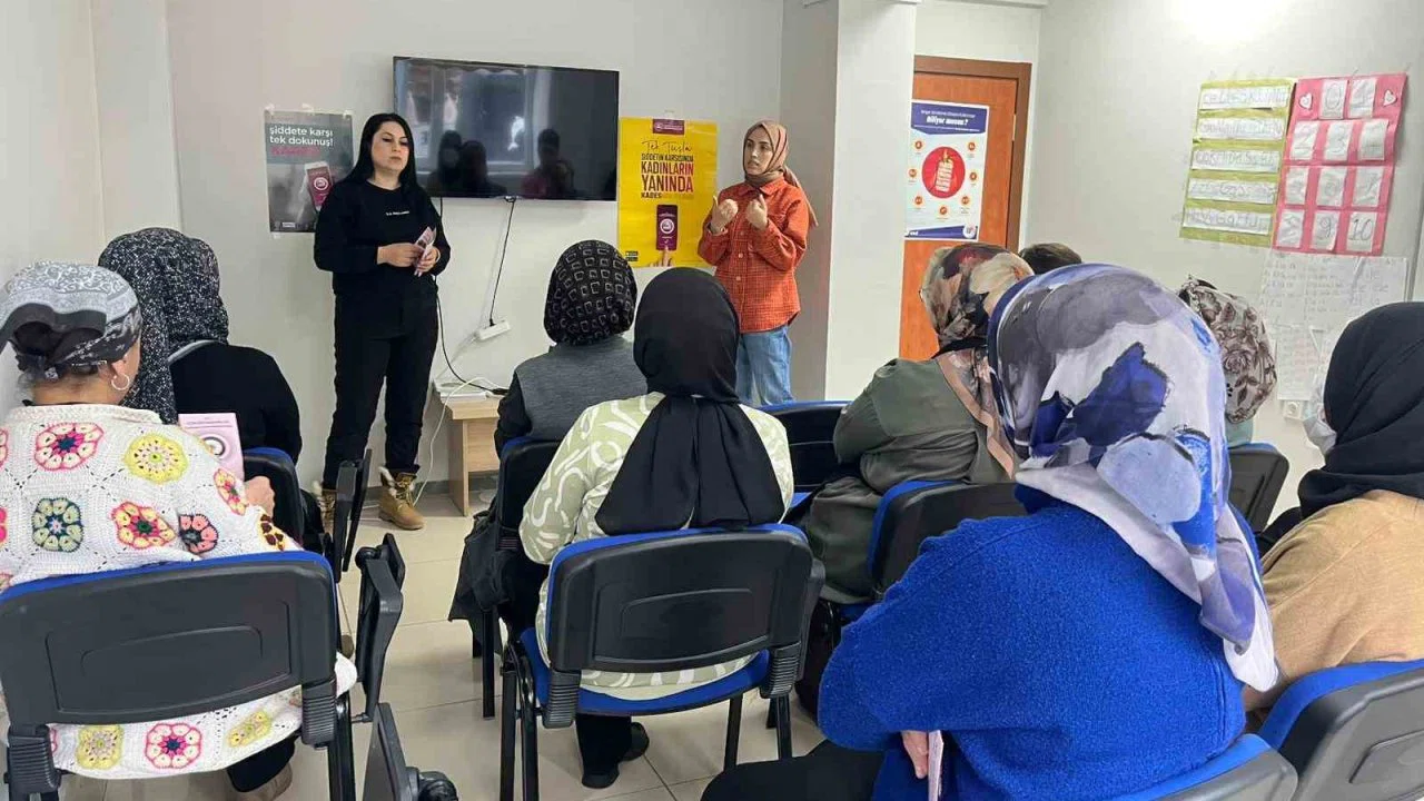 Kars’ta kadına yönelik şiddetle mücadele için bilgilendirme çalışması