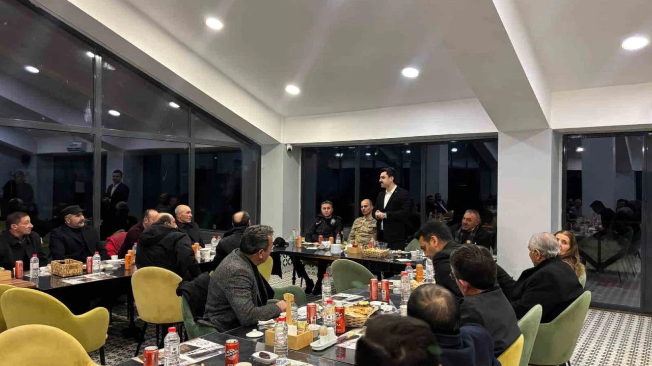 Kaymakam Tutal, muhtarlarla iftar programında buluştu
