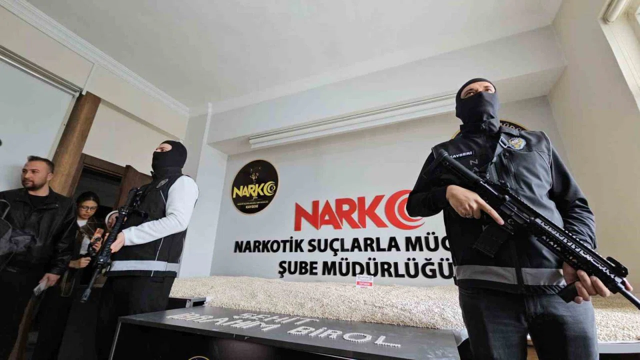 Kayseri’de 214 kilo uyuşturucu madde ele geçirildi