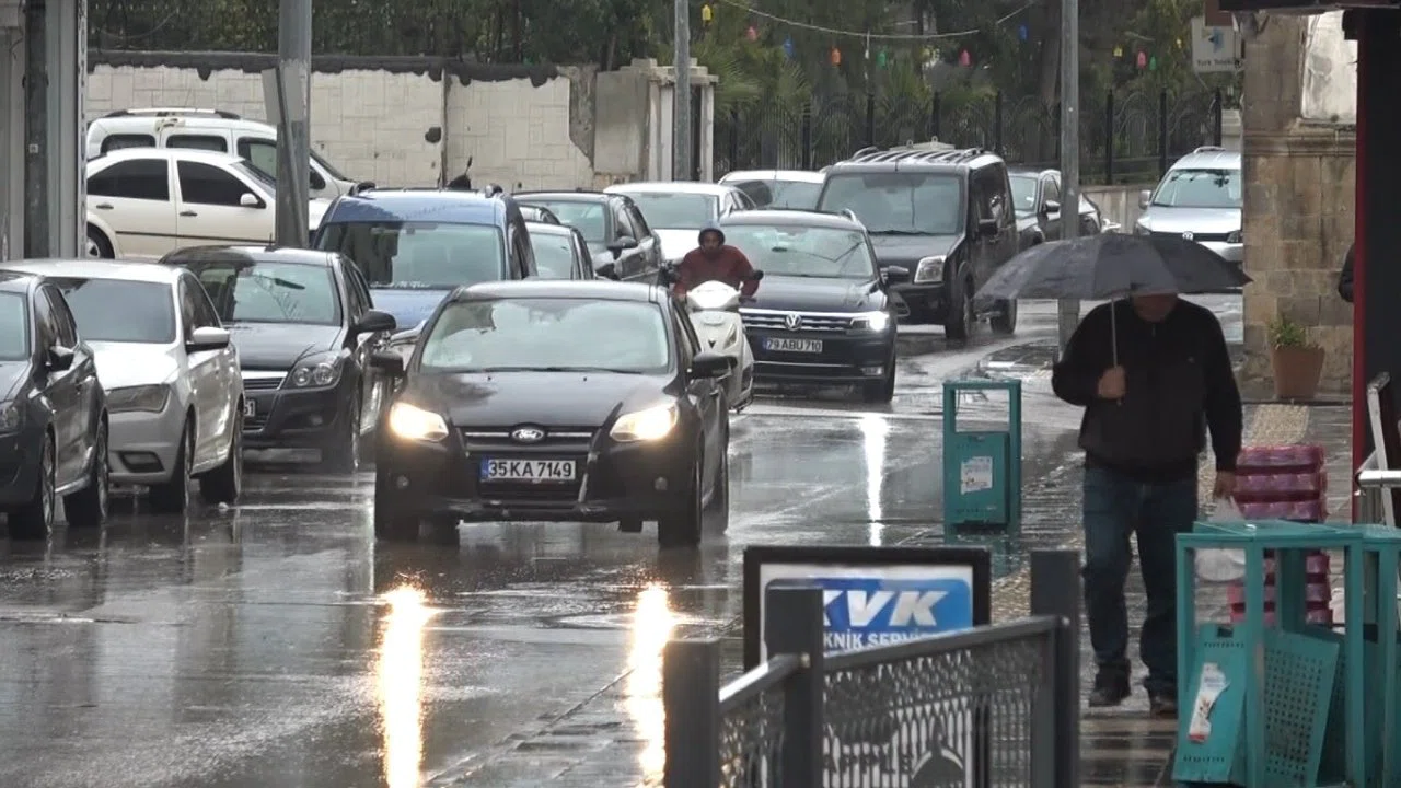 Kilis’te yağış etkili oluyor