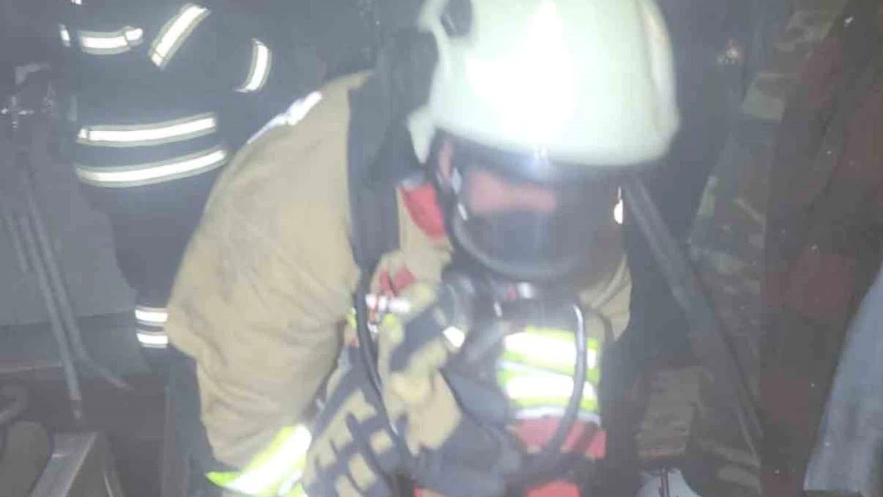 Kırıkhan’da ev yangını