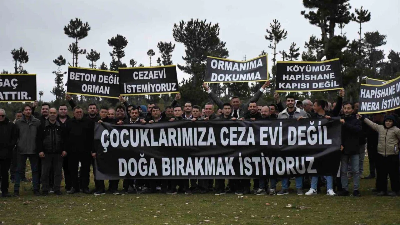 Köylülerden meraya yapılması planlanan cezaevine tepki