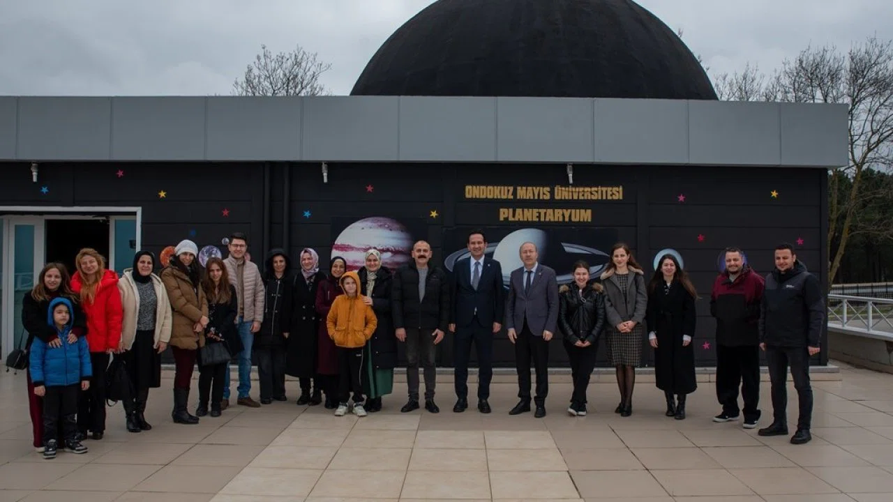 OMÜ Planetaryum’da personele uzay yolculuğu yaşatan sunum