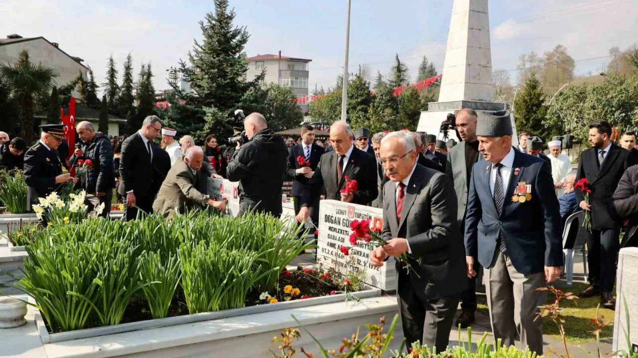 Ordu’da Çanakkale Zaferi’nin 111. yılında şehitler anıldı