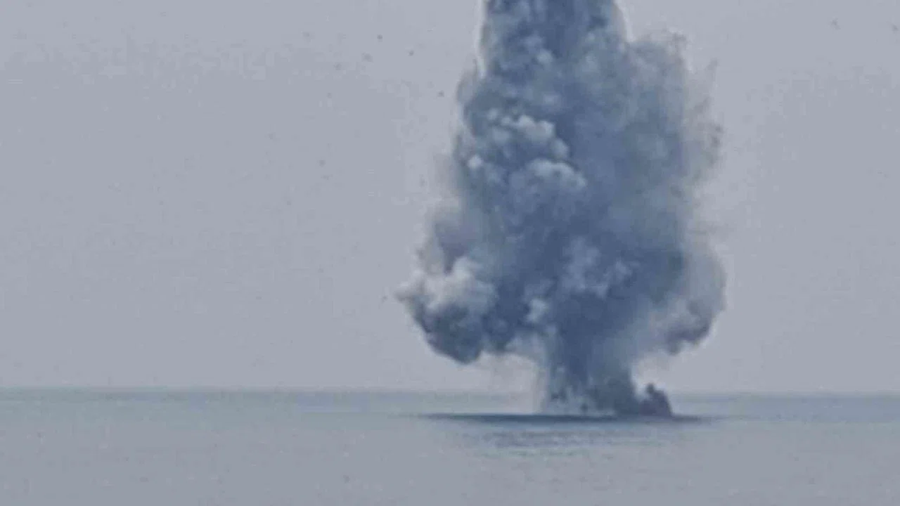 Ordu’da kıyıya vuran insansız deniz aracı imha edildi