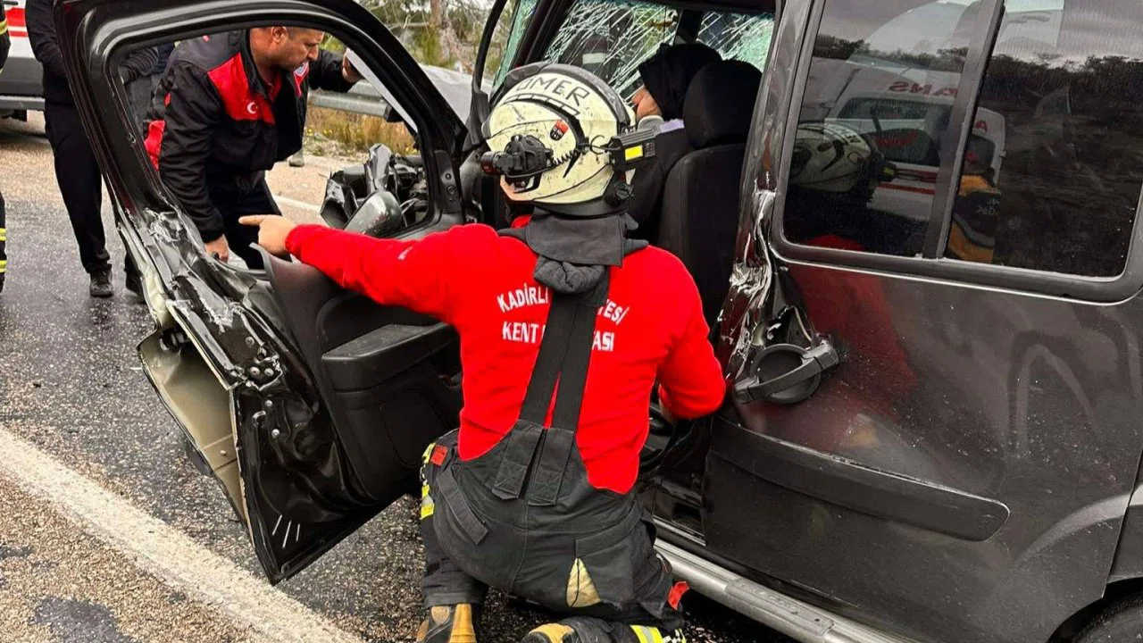 Osmaniye’de trafik kazası 1 ölü 3 yaralı