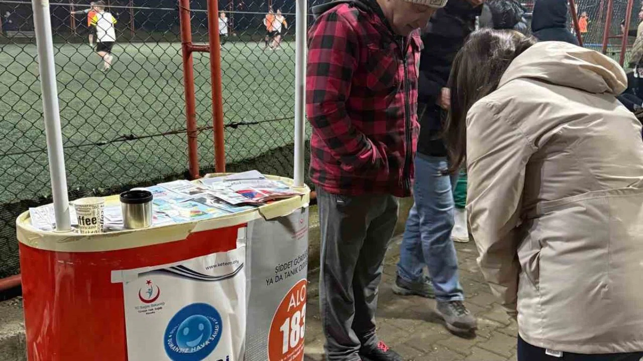 Ramazan turnuvasında sağlık standı