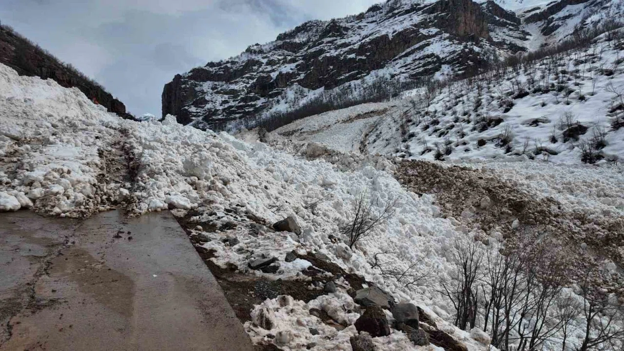 Şırnak’a son dönemlerin en büyük çığı düştü