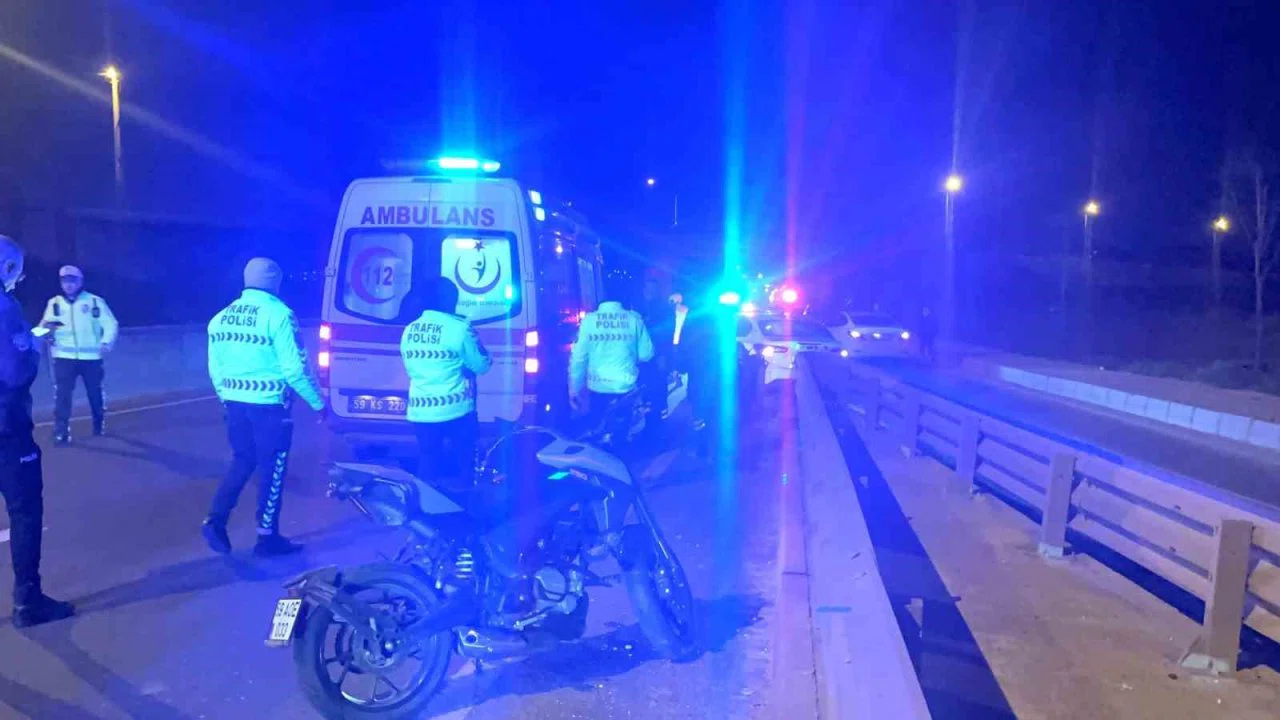 Tekirdağ’da iki motosiklet çarpıştı: 3 yaralı