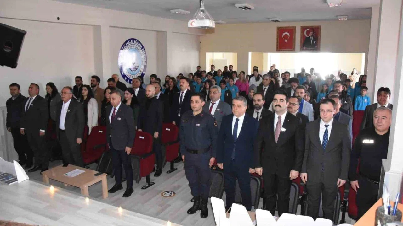 Tomarza’da İstiklâl Marşı’nın Kabulü’nün yıldönümü kutlandı