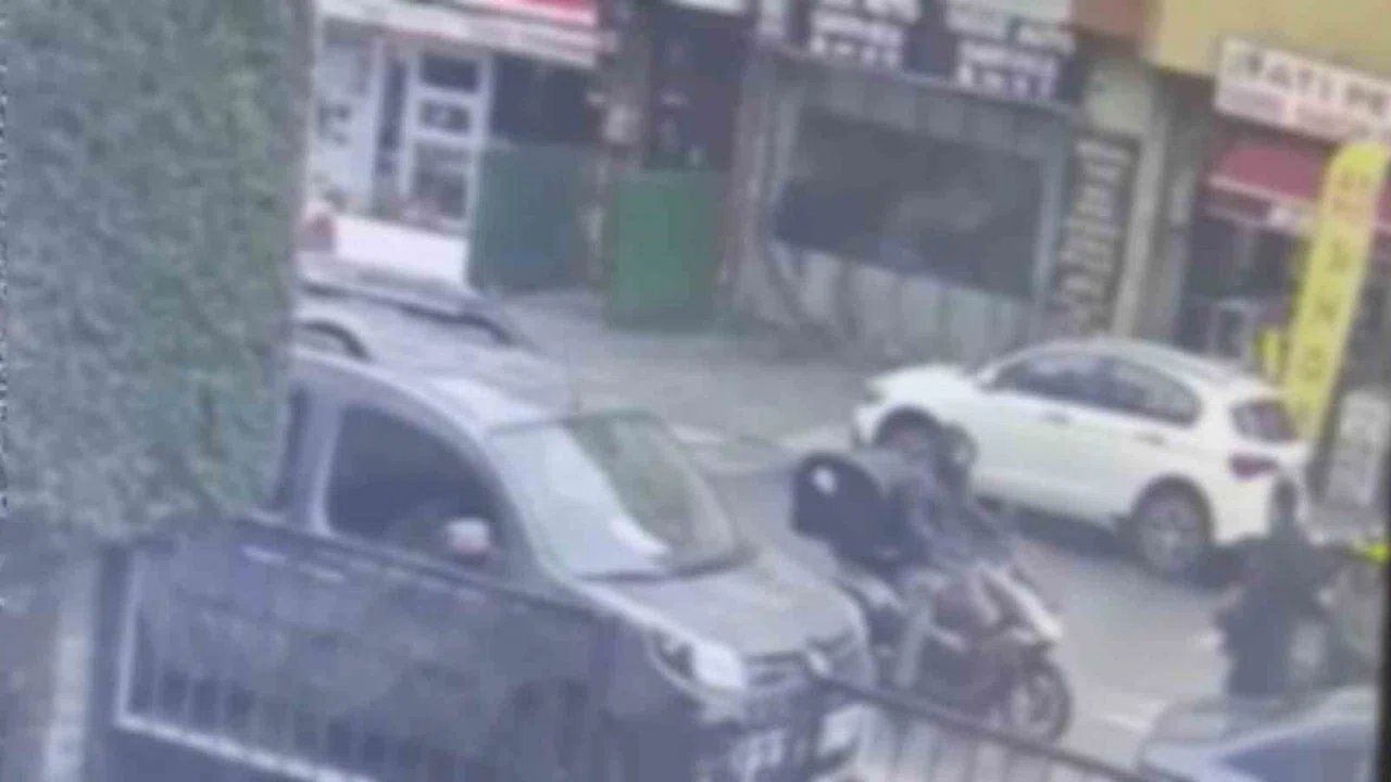 Ümraniye’de park halindeki motosikleti çalan şahıs seyir halinde yakalandı