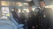 Marmaris’te 29 Ekim gururu: Denizaltı ve sahil güvenlik botu halkla buluştu