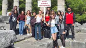 Aydın’da üniversiteli gençler rotayı tarihe çevirdi: İlk durak antik kentler oldu