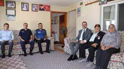 Karacasu'da anlamlı buluşma: Kaymakam Battal'dan kahramanlara ziyaret