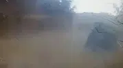Yangın bölgesine giden cip uçuruma böyle yuvarlandı: O anlar kamerada