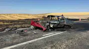 Emirdağ yolunda dehşet anları: Çarpışma sonrası araç alev topuna döndü