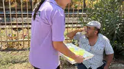 Germencik'te hasat mesaisine belediyeden serin destek