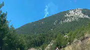 Fethiye ormanlarında korkutan dumanlar: Ekipler havadan ve karadan seferber oldu