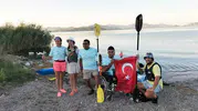 Zafer ve Barışın Sembolü Köyceğiz Gölü’nde Kürek Çektiler