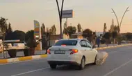 Akhisar’da korkutan kaza: Yola çıkan sürü otomobile çarptı