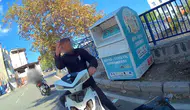 İzmir'de vicdansızlık kamerada: Kuryeye çarptı, itiraf edip kayıplara karıştı
