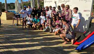 Bodrum’da adrenalin zirve yaptı: Deniz üzerinde uçan sporcular nefes kesti