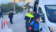 Bodrum’da servis araçlarına yakın takip: Öğrencilerin güvenliği için denetim mesaisi