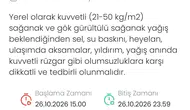 Denizli için kritik saatler: Meteoroloji'den ani yağış uyarısı geldi
