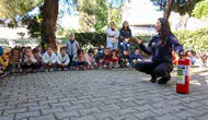 Minik kahramanlar itfaiyecilik mesleğini yerinde öğrendi